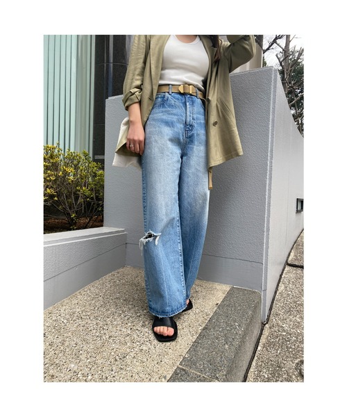 BLACK BY MOUSSY（ブラックバイマウジー）の「tape belt(テープベルト）（ベルト・レディース・ブラック/カーキ/ベージュ・FREE）」の15枚目の写真