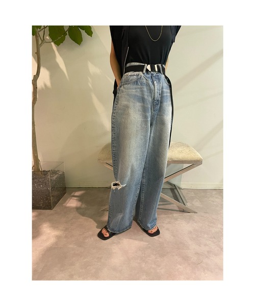 BLACK BY MOUSSY（ブラックバイマウジー）の「tape belt(テープベルト）（ベルト・レディース・ブラック/カーキ/ベージュ・FREE）」の16枚目の写真