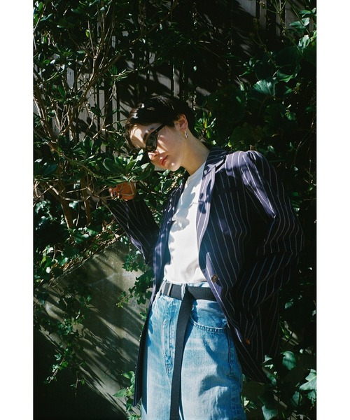 BLACK BY MOUSSY（ブラックバイマウジー）の「tape belt(テープベルト）（ベルト・レディース・ブラック/カーキ/ベージュ・FREE）」の13枚目の写真