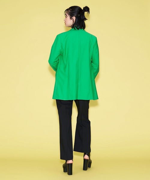FOREVER 21(フォーエバー トゥエンティーワン)の「【POP】ビッグテーラードジャケット(その他アウター・レディース・グリーン・FREE)」の5枚目の写真
