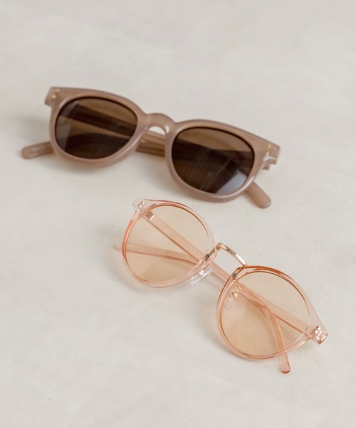 OLIVE des OLIVE（オリーブデオリーブ）の「モカフレームサングラス　1031110020（サングラス・レディース・ライトベージュ・FREE）」の5枚目の写真