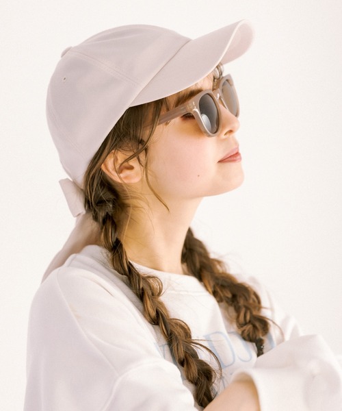 OLIVE des OLIVE（オリーブデオリーブ）の「モカフレームサングラス　1031110020（サングラス・レディース・ライトベージュ・FREE）」の3枚目の写真