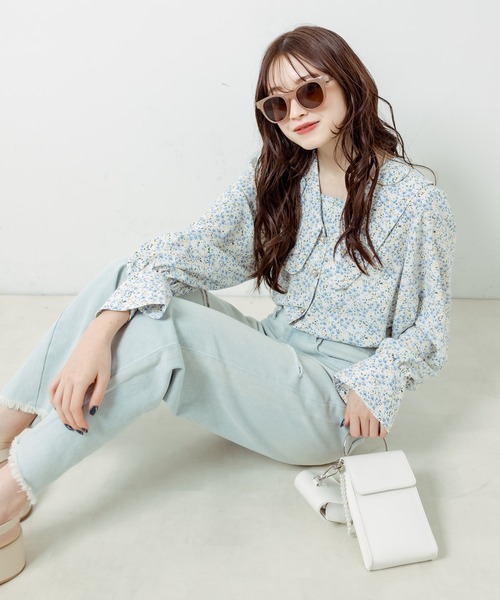 OLIVE des OLIVE（オリーブデオリーブ）の「モカフレームサングラス　1031110020（サングラス・レディース・ライトベージュ・FREE）」の12枚目の写真