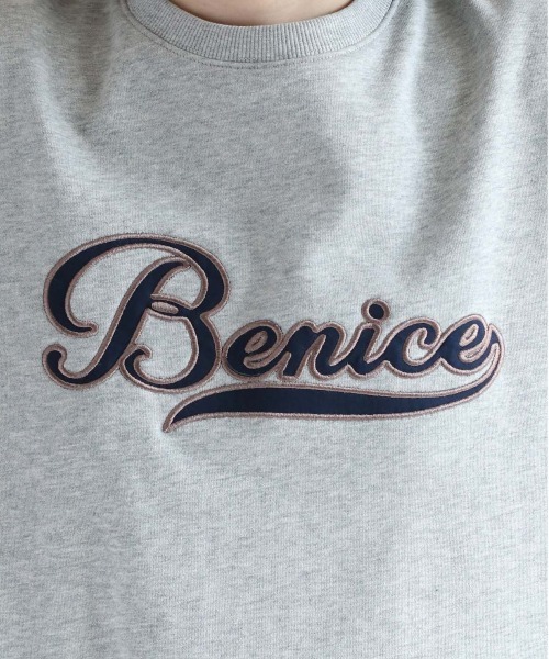 cepo（セポ）の「サテンロゴスウェット（スウェット・レディース・ブルー/グレー/オフホワイト・M）」の6枚目の写真