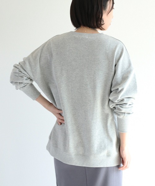 cepo（セポ）の「サテンロゴスウェット（スウェット・レディース・ブルー/グレー/オフホワイト・M）」の9枚目の写真