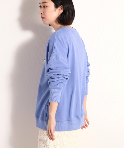 cepo（セポ）の「サテンロゴスウェット（スウェット・レディース・ブルー/グレー/オフホワイト・M）」の15枚目の写真
