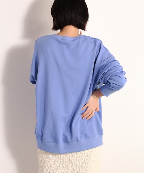 cepo（セポ）の「サテンロゴスウェット（スウェット・レディース・ブルー/グレー/オフホワイト・M）」の7枚目の写真