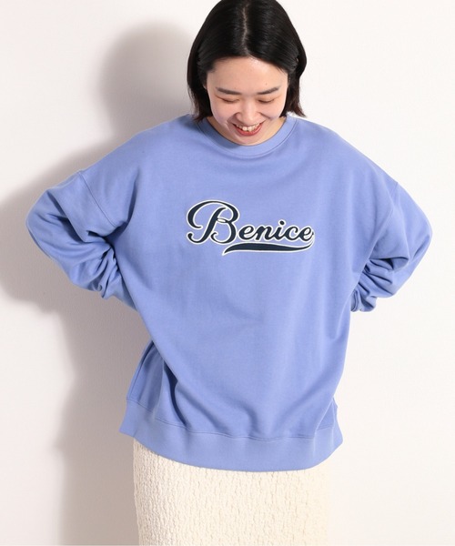 cepo（セポ）の「サテンロゴスウェット（スウェット・レディース・ブルー/グレー/オフホワイト・M）」の22枚目の写真