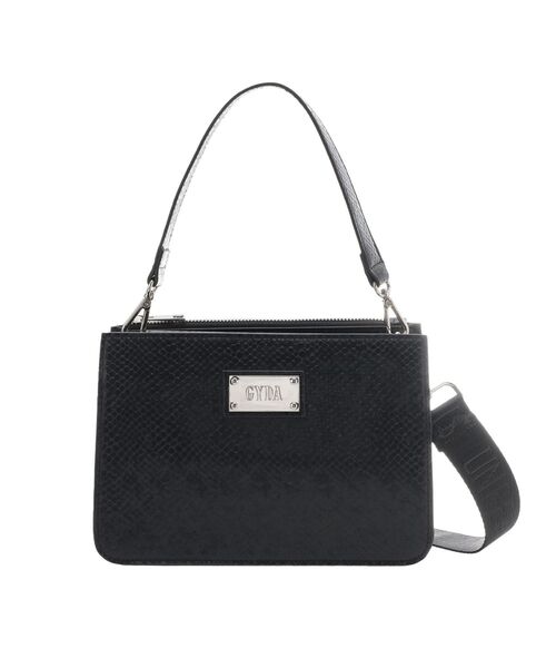 GYDA（ジェイダ）の「パイソン2WAY BAG（ハンドバッグ・レディース・ブラック/その他1・FREE）」の6枚目の写真
