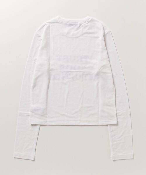 Rmine(アールマイン)の「フロントロゴロンT(Tシャツ/カットソー・レディース・ホワイト/ブラック・FREE)」の10枚目の写真