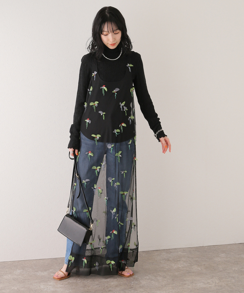 GANNI ボタニカル柄 ロングワンピース　34 GANNI ボタニカル柄 ロングワンピース 34 - メルカリ