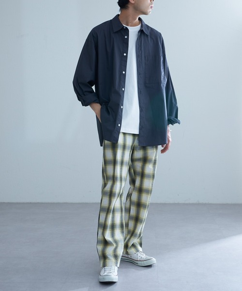 CIAOPANIC TYPY（チャオパニックティピー）の「オンブレチェックシアサッカーイージーパンツ（その他パンツ・メンズ・イエロー/ブルー/ブラック・MEDIUM/LARGE）」の21枚目の写真