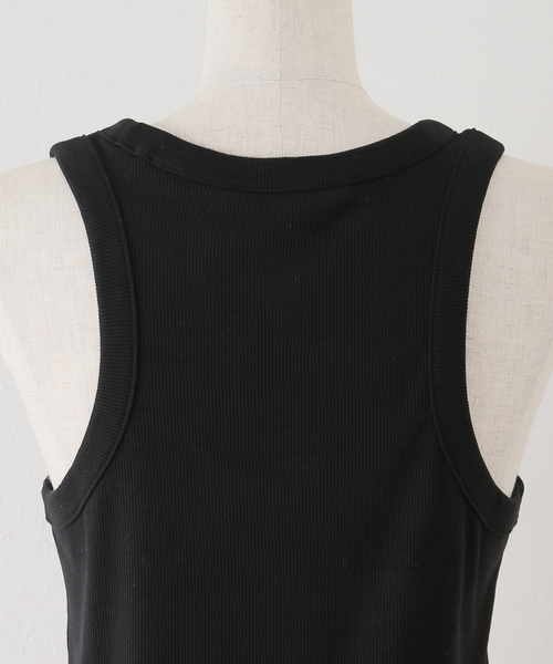 Calvin Klein Jeans（カルヴァンクラインジーンズ）の「【Calvin Klein Jeans / カルバン クライン ジーンズ】TAB BIRLA TANK TOP（タンクトップ・レディース・ホワイト/ブラック・SMALL）」の7枚目の写真