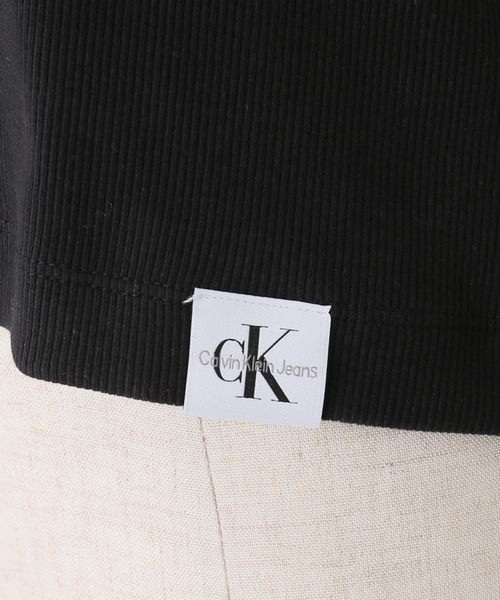 Calvin Klein Jeans（カルヴァンクラインジーンズ）の「【Calvin Klein Jeans / カルバン クライン ジーンズ】TAB BIRLA TANK TOP（タンクトップ・レディース・ホワイト/ブラック・SMALL）」の14枚目の写真