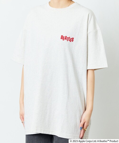 FREAK'S STORE(フリークスストア)の「【限定展開】THE BEATLES/ザ・ビートルズ 別注TOUR Tシャツ(Tシャツ/カットソー・レディース・ブラック/グレー/ピンク/オフホワイト・フリ-)」の16枚目の写真