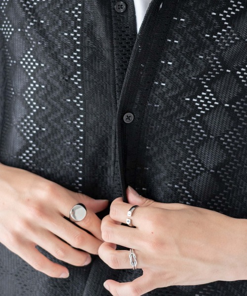 WEGO（ウィゴー）の「WEGO/メッシュBIGシャツ（シャツ/ブラウス・メンズ・その他1/その他2/ブラック系その他/ホワイト系その他/グリーン系その他/パープル/その他3・MEDIUM/LARGE）」の16枚目の写真