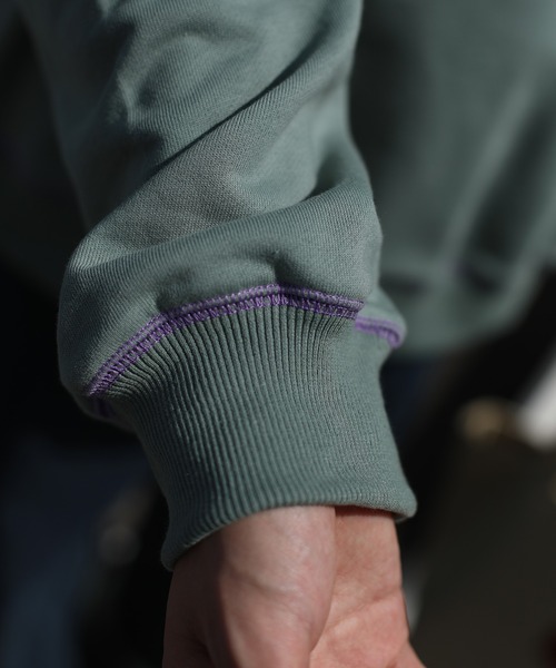 HOOK -original- 飾りステッチマーガレットフリンジ刺繍スウェット（スウェット）｜HOOK（フック）