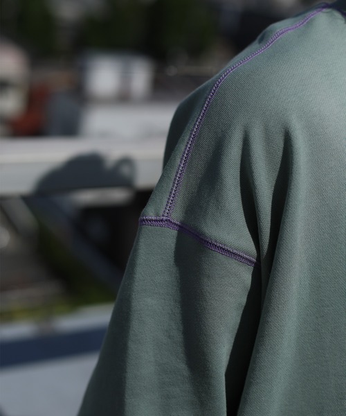 HOOK -original- 飾りステッチマーガレットフリンジ刺繍スウェット（スウェット）｜HOOK（フック）