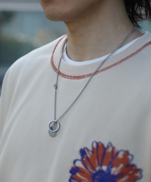 HOOK -original- 飾りステッチマーガレットフリンジ刺繍スウェット（スウェット）｜HOOK（フック）