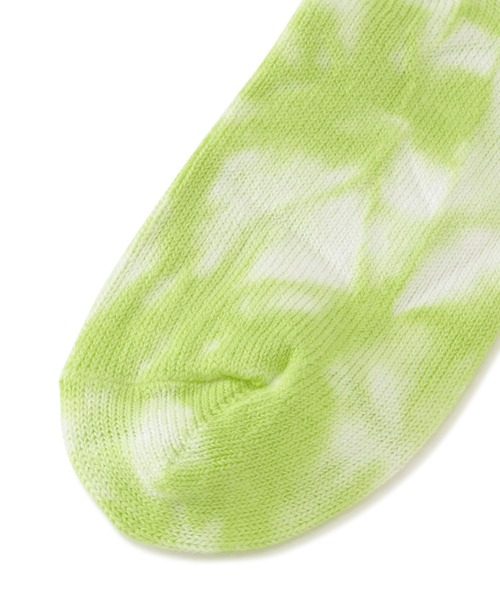 MARCOMONDE（マルコモンド）の「MARCOMONDE（マルコモンド）タイダイソックス ONMM-DY002 ユニセックス（ソックス/靴下・メンズ・ミント/ベージュ/レッド/グリーン・F）」の8枚目の写真