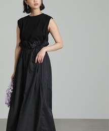 FREE'S MART | ◆【グリーンカラーWEB限定】カットドッキングウエストドロストワンピース(ワンピース)