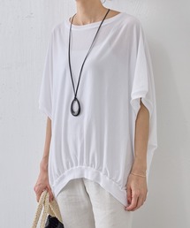 BEARDSLEY | シフォン天竺ギャザープルオーバー(Tシャツ/カットソー)