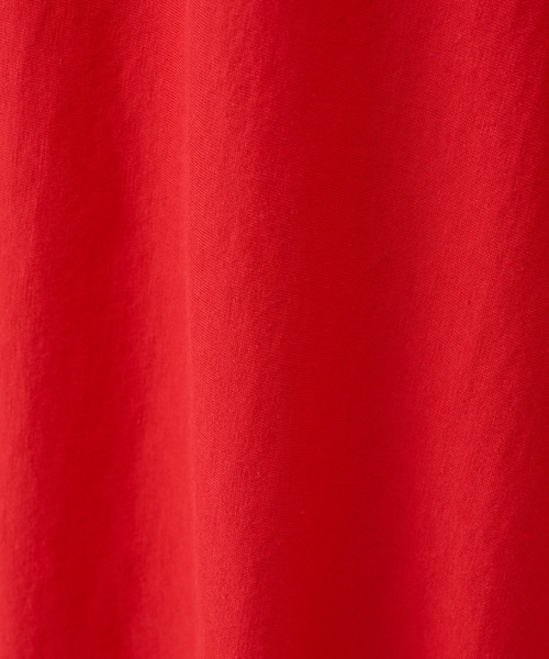 BEARDSLEY(ビアズリー)の「シフォン天竺ギャザープルオーバー(Tシャツ/カットソー・レディース・ホワイト/グリーン/レッド・FREE)」の7枚目の写真