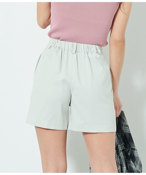 ANAP(アナップ)の「シンプルショートパンツ(その他パンツ・レディース・ライトベージュ/ブラック・FREE)」の7枚目の写真