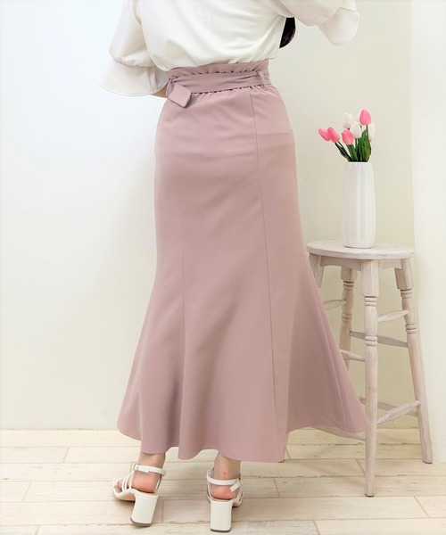 INGNI（イング）の「共ベルト付マーメイド／スカート（スカート・レディース・ライトベージュ/ピンク/ブラック/ミント・FREE）」の11枚目の写真