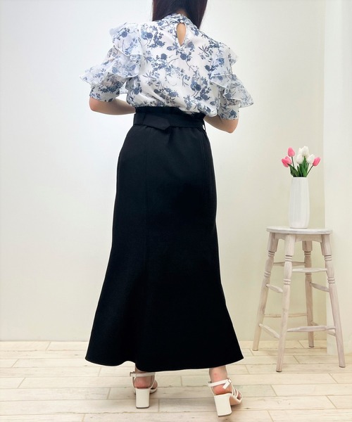 INGNI（イング）の「共ベルト付マーメイド／スカート（スカート・レディース・ライトベージュ/ピンク/ブラック/ミント・FREE）」の14枚目の写真