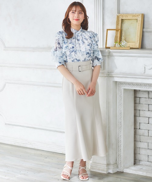 セール】共ベルト付マーメイド／スカート（スカート）｜INGNI（イング