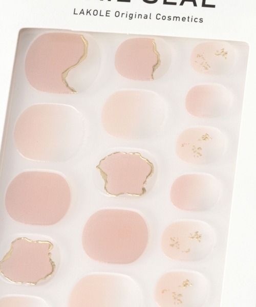 LAKOLE（ラコレ）の「ジェルシール-015 / 198842（ネイルシール/ネイルチップ・レディース・オレンジ・FREE）」の2枚目の写真