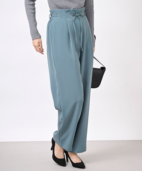 rps（アールピーエス）の「ハイウエストハトメタックパンツ（その他パンツ・レディース・ブラック/ベージュ/ブルー/グリーン/チャコールグレー/ブラウン/ダークベージュ/ネイビー/オレンジ/オフホワイト/ベージュ系その他・フリー/L/M）」の8枚目の写真