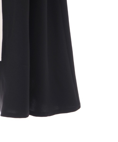 axes femme（アクシーズファム）の「チョーカー風バイカラーワンピース（シャツワンピース・レディース・グリーン/ラベンダー/ブラック・FREE）」の19枚目の写真