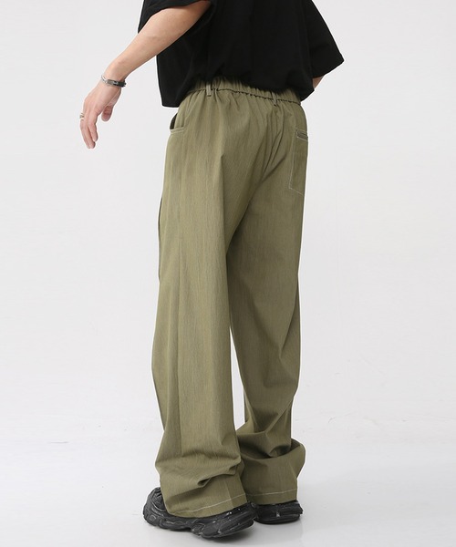 aimoha（アイモハ）の「センタープレスフレアスラックス（スラックス・メンズ・グレー/ベージュ・LARGE/X-LARGE/MEDIUM）」の12枚目の写真