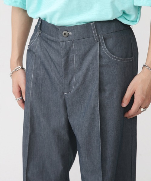 aimoha（アイモハ）の「センタープレスフレアスラックス（スラックス・メンズ・グレー/ベージュ・LARGE/X-LARGE/MEDIUM）」の10枚目の写真