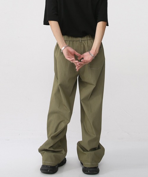 aimoha（アイモハ）の「センタープレスフレアスラックス（スラックス・メンズ・グレー/ベージュ・LARGE/X-LARGE/MEDIUM）」の15枚目の写真