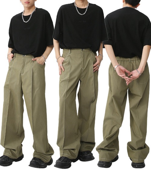 aimoha（アイモハ）の「センタープレスフレアスラックス（スラックス・メンズ・グレー/ベージュ・LARGE/X-LARGE/MEDIUM）」の19枚目の写真