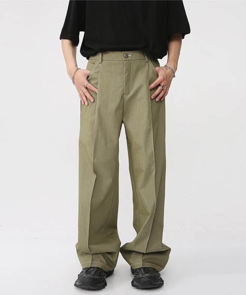 aimoha（アイモハ）の「センタープレスフレアスラックス（スラックス・メンズ・グレー/ベージュ・LARGE/X-LARGE/MEDIUM）」の17枚目の写真