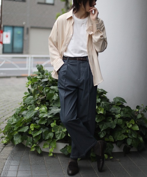 aimoha（アイモハ）の「センタープレスフレアスラックス（スラックス・メンズ・グレー/ベージュ・LARGE/X-LARGE/MEDIUM）」の20枚目の写真