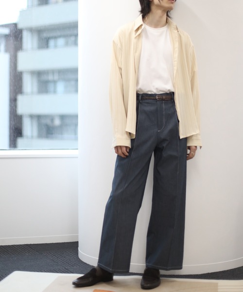 aimoha（アイモハ）の「センタープレスフレアスラックス（スラックス・メンズ・グレー/ベージュ・LARGE/X-LARGE/MEDIUM）」の22枚目の写真