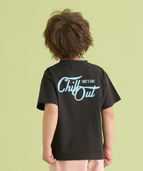 b・ROOM（ビールーム）の「【型崩れしないやわらかコットン】選べる8パターンオリジナルプリントTシャツ（Tシャツ/カットソー・キッズ・クリーム/ブルー/アイボリー/グレイッシュベージュ/ライトブルー/ブラック/オレンジ/ラベンダー・100cm/110cm/120cm/130cm/140cm/150cm）」の20枚目の写真