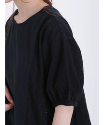 Samansa Mos2 | サイドレース切替えカットソー(Tシャツ/カットソー)
