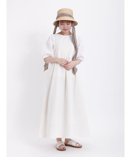 Samansa Mos2（サマンサ モスモス）の「サイドレース切替えカットソー（Tシャツ/カットソー・レディース・ブラック/ミント/オフホワイト/パープル・F）」の10枚目の写真