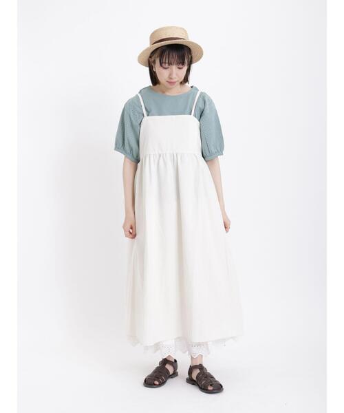 Samansa Mos2（サマンサ モスモス）の「サイドレース切替えカットソー（Tシャツ/カットソー・レディース・ブラック/ミント/オフホワイト/パープル・F）」の15枚目の写真