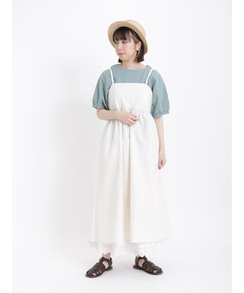 Samansa Mos2（サマンサ モスモス）の「サイドレース切替えカットソー（Tシャツ/カットソー・レディース・ブラック/ミント/オフホワイト/パープル・F）」の16枚目の写真