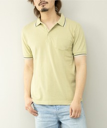 STYLEBLOCK（スタイルブロック）の「鹿の子衿ライン胸ポケットポロシャツ（ポロシャツ）」