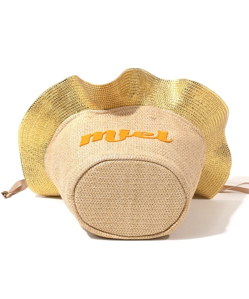 HAYNI(ヘイニ)の「Oursmiel くまのハチミツ(かごバッグ・レディース・ブラック/ナチュラル・FREE)」の13枚目の写真