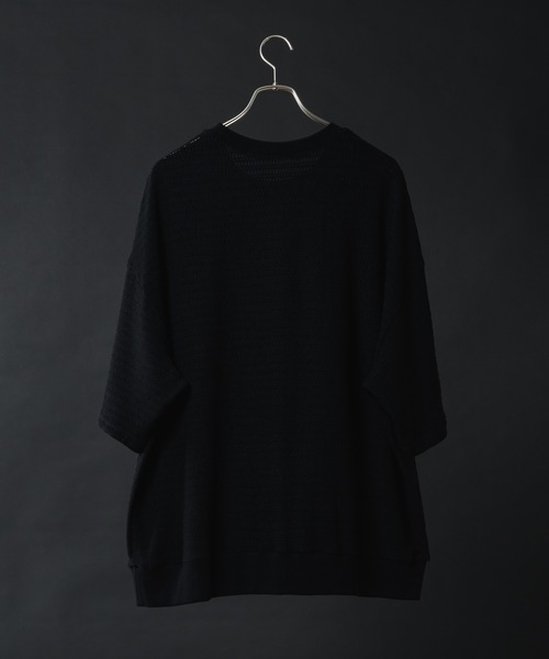 KUUUPY（クーピー）の「Relaxed Lace T-Shirt - リラックスレースTシャツ（Tシャツ/カットソー・メンズ・オフホワイト/ブラック・SMALL/MEDIUM/LARGE）」の5枚目の写真