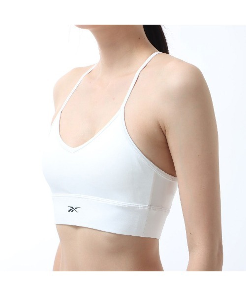 Reebok(リーボック)の「ワークアウト レディ スポーツブラ / Workout Ready Sports Bra(スポーツブラ・レディース・ブラック/ピンク/ブルー/ネイビー/ホワイト/ライトブルー/トップグレー・SMALL/MEDIUM/LARGE/X-LARGE/XX-LARGE/X-SMALL)」の9枚目の写真